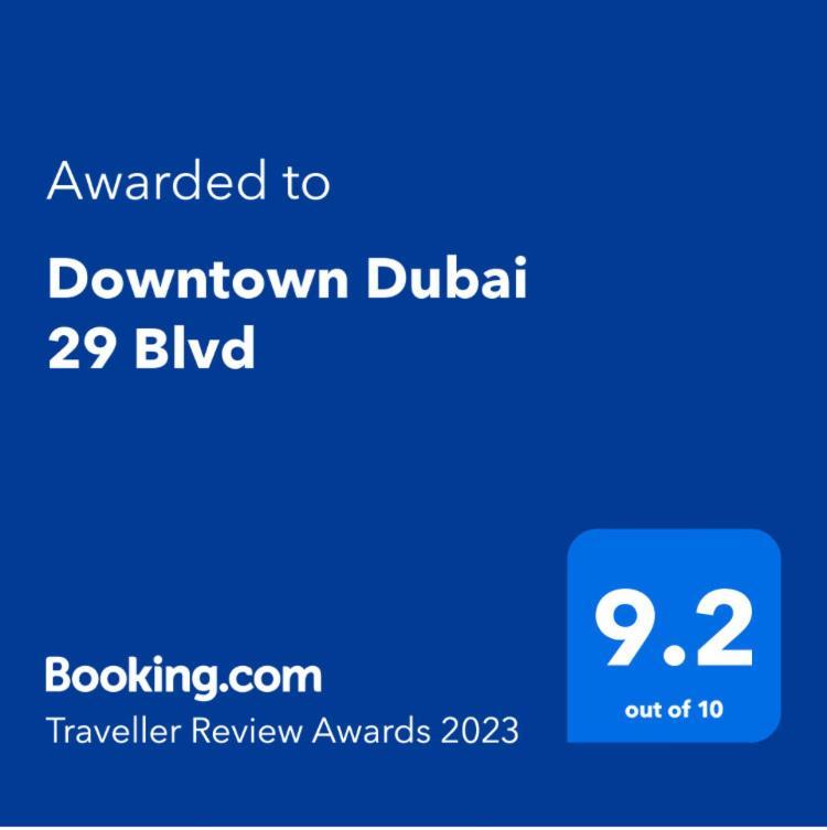 Downtown Boulevard One Bedroom Apt In 29 Blvd غرفة وصالة Burj & Fountain View Master Bedroom Plus 2 Single Beds In Living Room Дубай Экстерьер фото